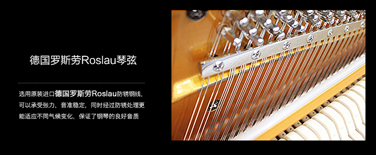 珠江钢琴UP119QS出租-琴弦